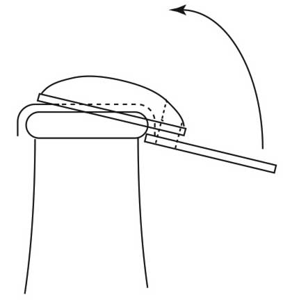 tap connected to cap